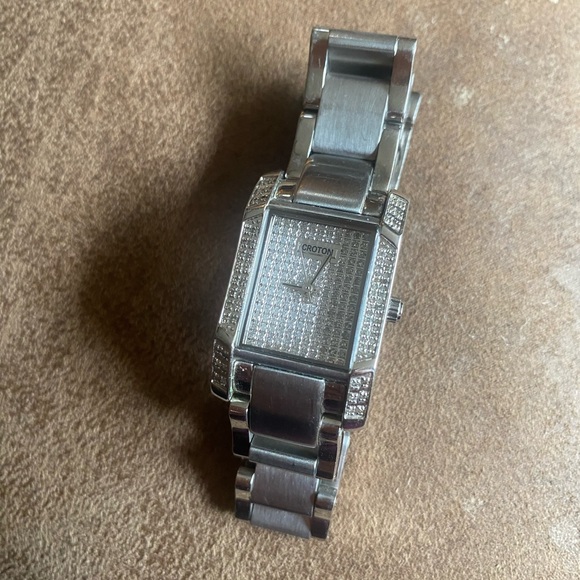 CROTON DIAMOND PAVE WATCH